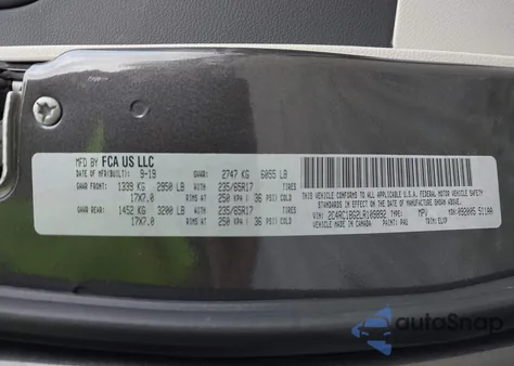 2020 Chrysler Pacifica Touring L from USA, damaged, VIN 2C4RC1BG2LR109892